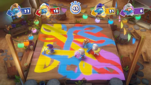 Vista 8 de MICROIDS The Smurfs: Village Party /PS5