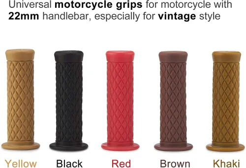 Vista 7 de Puños de manillar de motocicleta para manillares de 7/8" 22 mm/24 mm Tpu antideslizantes universales