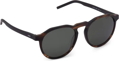 Vista 3 de Gafas de sol Hugo Boss HG-1087-S BU0QT Mármol Marrón - Negro Mate - Lentes grises verdes