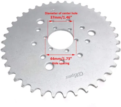 Vista 6 de Adaptador de cubo de 1.5" y piñón multifuncional de alto rendimiento 32T para kit de motor de 2 tiempos