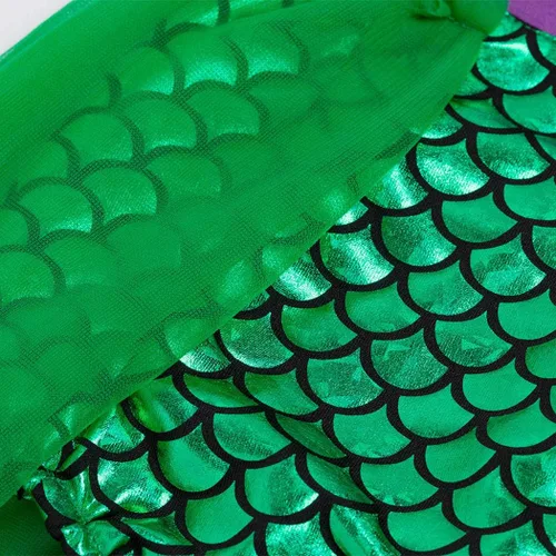 Vista 7 de HenzWorld - Traje de baño de la sirenita Ariel para niñas, Classic, 6-12 meses