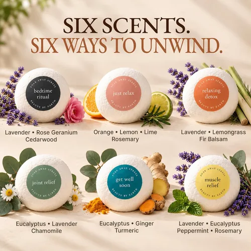 Vista 7 de Bath Bombs Gift Set - USA Made with Organic & Natural Ingredients