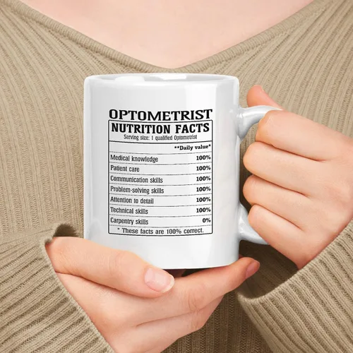 Vista 93 de Employee Apreciation Gift For Administrator Información nutricional, White 11oz Ceramic Mug