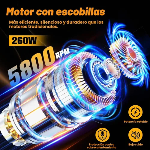Vista 5 de Kit de pulidor inalámbrico del amortiguador del coche, pulidor DA Rosa