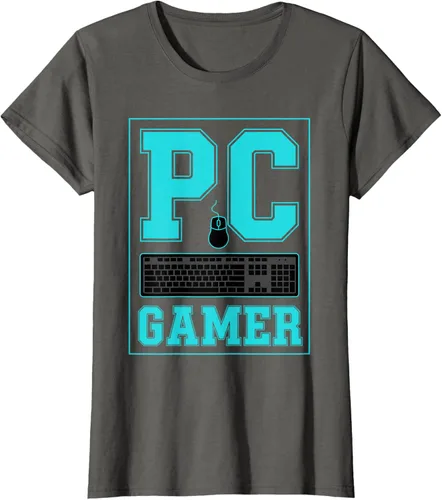 Vista 62 de PC Gamer Gaming Teclado Ratón Esports Computer Fan Camiseta