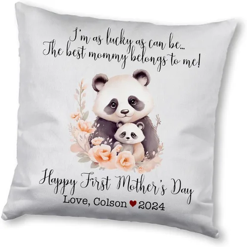 Vista 14 de Generic Panda, funda de almohada personalizada para el primer día de la madre, funda de almohada personalizada para el día de la madre, regalo