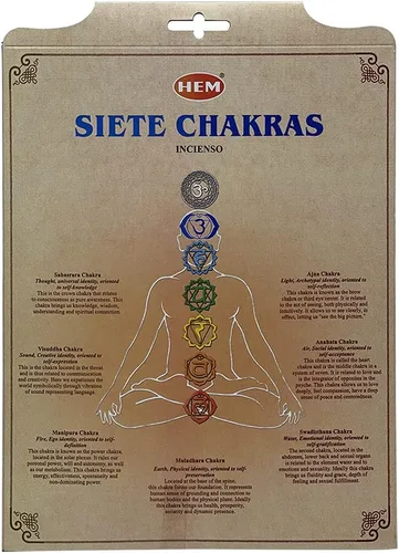 Vista 3 de Surtido listo para usar - Paquete de regalo hexagonal de 7 Chakras de TRUMIRI