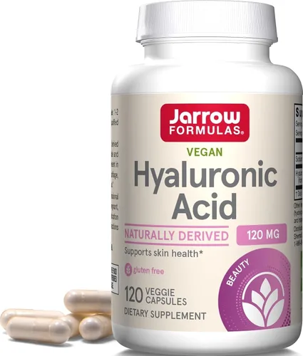 Vista 11 de ácido hialurónico de Jarrow Formulas, HYAL, 1, 1 Cuidado de la piel y apoyo a la salud, 60 cápsulas vegetales, suministro de hasta 30 días, apoya