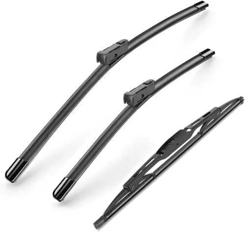 Vista 12 de Limpiaparabrisas Premium de 21" + 19" para Parabrisas, Todas las Estaciones, Duraderas, Estables y Silenciosas, Láminas Limpiaparabrisas