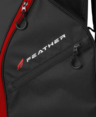 Vista 6 de Wilson Bolsa de Carrito de Golf Feather - Negro/Gris/Rojo