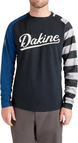 Vista 25 de Dakine Men's Thrillium Long Sleeve Bike Jersey – Breathable MTB Jersey Performance Fabric Equipo Aggy Negro