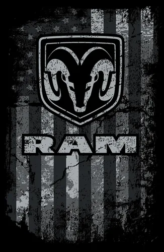 Vista 5 de JH DESIGN GROUP Sudadera con capucha Dodge Ram de 2 caras con la bandera estadounidense para hombre