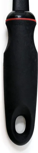Vista 4 de Norpro Grip-Ez - Rotulador ranurado con mango de goma suave, negro, 12 x 3 x 3 pulgadas