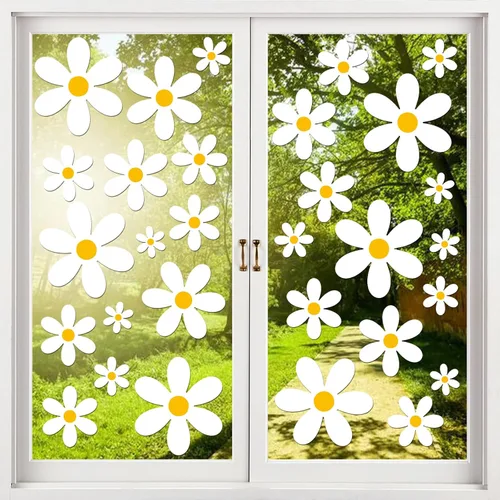 Vista 10 de AOWDIAO Calcomanías reutilizables de doble cara para ventana, duendes, tréboles, gnomos, monedas, decoración irlandesa festiva para ventanas