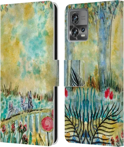 Vista 11 de Head Case Designs Officially Licensed Wyanne Half Light Nature 2 Leather Book Wallet Case Cover Compatible with Motorola Moto Edge 30 Fusion