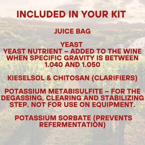Vista 3 de Master Vintner™ El kit de recetas de vino Winemaker's Reserve™ hace 6 galones (Cab Merlot)