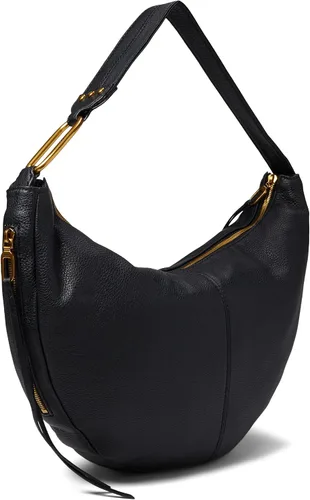 Vista 2 de HOBO Bolso de mano elegido para mujer, detalles de borla de cuero con correa única, hermoso e informal bolso de transporte
