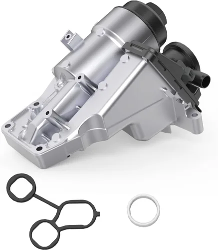 Vista 14 de Actualización de aluminio 03L115389C enfriador de aceite del motor para Volkswagen VW Golf Tiguan EOS Passat Seat Altea Audi A3 Q3 A4 Skoda, #OE