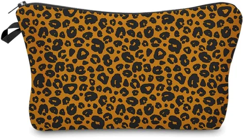 Vista 9 de Bolsas de cosméticos para mujeres, pequeña bolsa de maquillaje con girasol para bolso, bolsa de aseo de viaje, accesorios organizadores, neceser