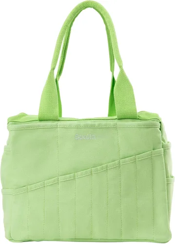 Vista 15 de Soolla Bolsa de estudio: organizador de almacenamiento de suministros de arte y bolsa de herramientas de cerámica, bolsa lavable, bolsa de hilo