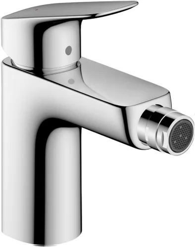 Vista 2 de hansgrohe Logis 71200821 - Grifo de bidé moderno de un solo orificio, 1.5 GPM, níquel cepillado
