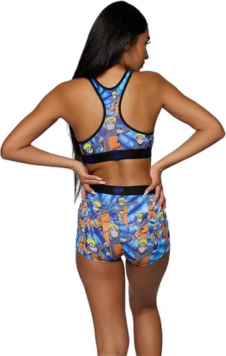 Vista 3 de PSD Brasier deportivo Naruto Td Clone J para mujer, azul, talla L, Azul Naruto Td Clone J Sb