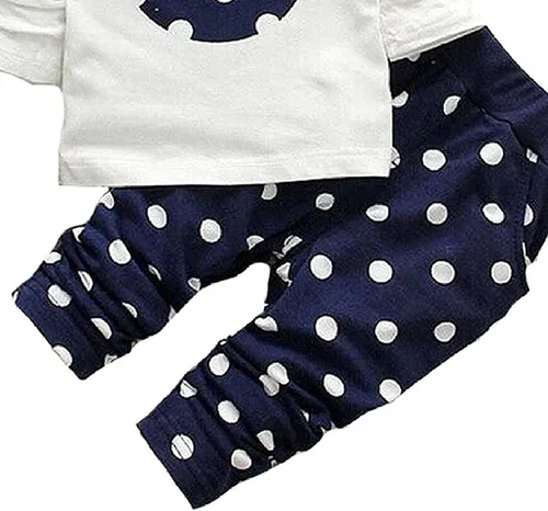 Vista 3 de Avidqueen Cute Toddler Baby Girls Clothes Set Long Sleeve T-Shirt and Pants Kids 2pcs Outfits