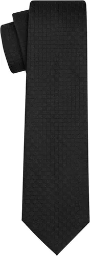 Vista 96 de KissTies Mens Checkered Tie Set Solid Color Festive Necktie + Pocket Square
