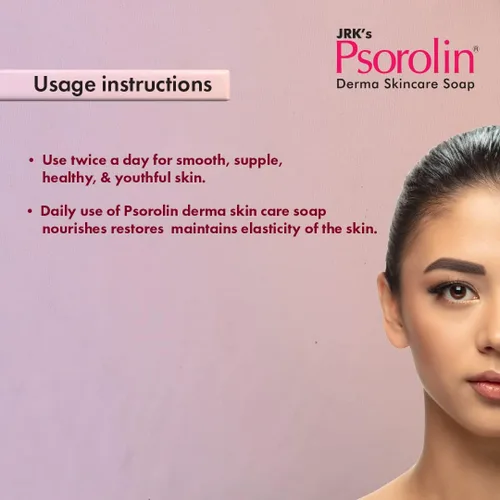 Vista 4 de PSOROLIN Jabón para el cuidado de la piel Derma 75 gm (1)