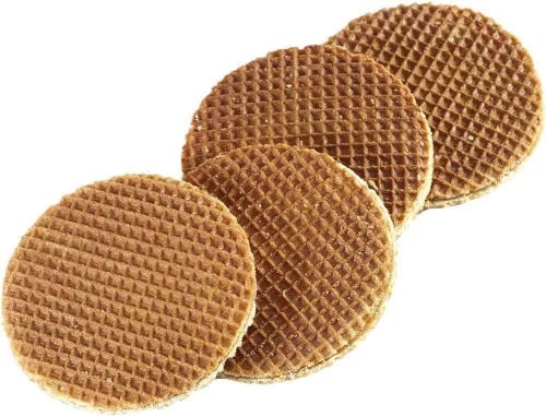 Vista 2 de The Old Mill 8 Stroopwafels Original Dutch Caramel Filled Waffles Caja – 250g DE HOLANDA
