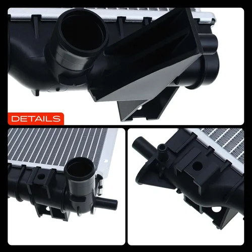 Vista 9 de A-Premium Conjunto de radiador de refrigerante del motor compatible con Ford Mustang 2005 2006 2007 2008 2009 2010 2011 2012 2013 2014, 3.7L 4.0L