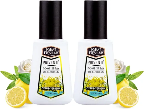 Vista 24 de Priventi - Spray para inodoro y baño eliminador de olores para hombres, hasta 120 usos, eliminación de olores de tamaño de viaje para #2 - Para