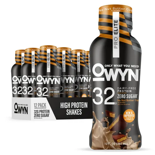 Vista 8 de OWYN Pro Elite - Batido de proteínas veganas a base de plantas, 0.11 oz de proteína, omega-3, prebióticos, superalimentos verdes para entrenamiento