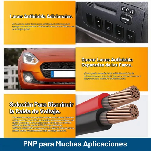 Vista 6 de Arnés de cableado de luz antiniebla H11 H8 para Nissan Altima Frontier Versa Sentra Rouge 2014-2023 con kit de interruptor de encendido/apagado