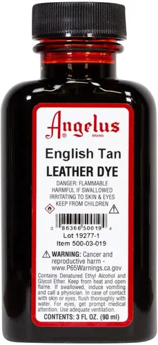Vista 10 de Angelus Tinte para cuero, 3 onzas, bronceado militar