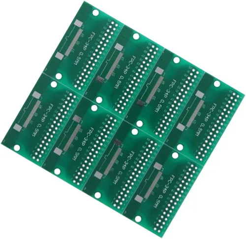 Vista 10 de Fielect SOP4 28P 1.27 / SSOP4 28P 0.65 a DIP Adaptador PCB Convertidor SMD para placas de práctica de soldadura, placas Ardunio, 15