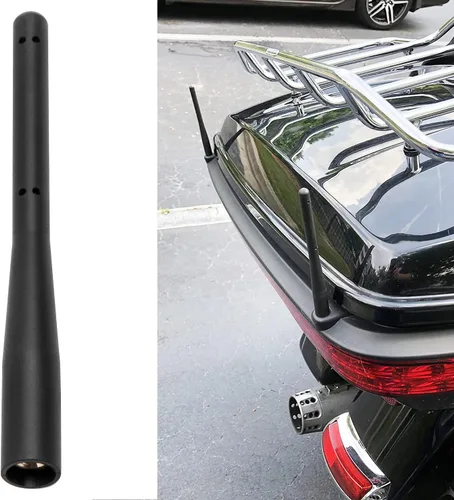 Vista 4 de KSaAuto Antena corta de 4.5 pulgadas para motocicleta Harley Davidson 1998-2025 accesorios de reemplazo de antenas