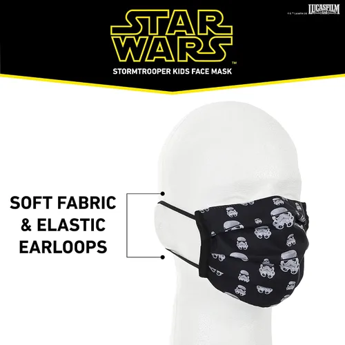 Vista 4 de Mascarilla plisada Kids Stormtroopers - Niños