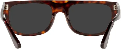 Vista 6 de Persol PO3271S - Gafas de sol rectangulares, HavanaGris Oscuro Polarizado