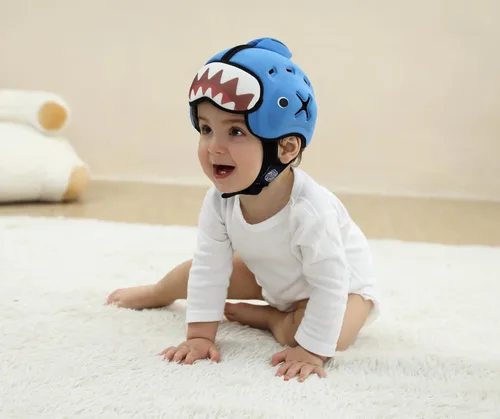 Vista 10 de Mambobaby - Casco de seguridad para bebé, transpirable, protector de cabeza de bebé para gatear, caminar, ultraligero, suave y ajustable, adecuado