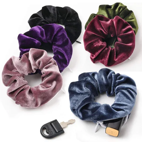 Vista 10 de Scrunchies de bolsillo con cremallera oculta