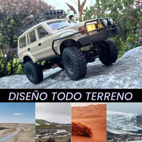 Vista 3 de HLSFWDRIVE WPL C54-1 RC Rock Crawler 4x4 RC Camión Off Road RTR