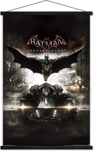 Vista 6 de Trends International DC Comics VIdeo Game - Arkham Knight - Póster de pared de arte clave, 14.725 x 22.375 pulgadas, versión premium sin marco