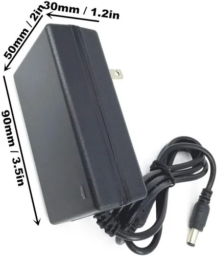 Vista 4 de Adaptador de pared AC a DC 12V 4A Fuente de alimentación de CC 48W
