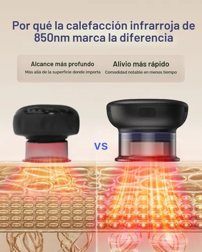 Vista 2 de RENPHO Emberace Cup - Masajeador de ventosas con calefacción infrarroja
