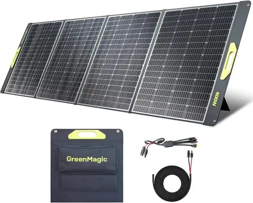 Vista 10 de Greenmagic Cargador de Batería Solar Portátil de 20 Vatios Ideal para Batería de Energía, Estación de Energía, Relojes Inteligentes, Teléfonos