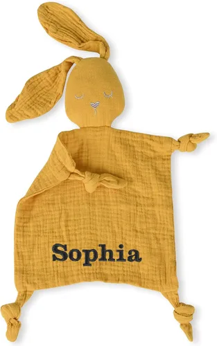 Vista 10 de Bear Loveys para bebés, mantas de seguridad para bebés, suaves para niños y niñas, regalos para baby shower, regalos personalizados para bebés