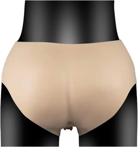 Vista 6 de RIYAFA Bragas Crossdresser Pantalones de silicona para ocultar Gaff Boxer Calzoncillos Hombres Tanga para Cosplay Transgénero Drag Queen-NudeRopa