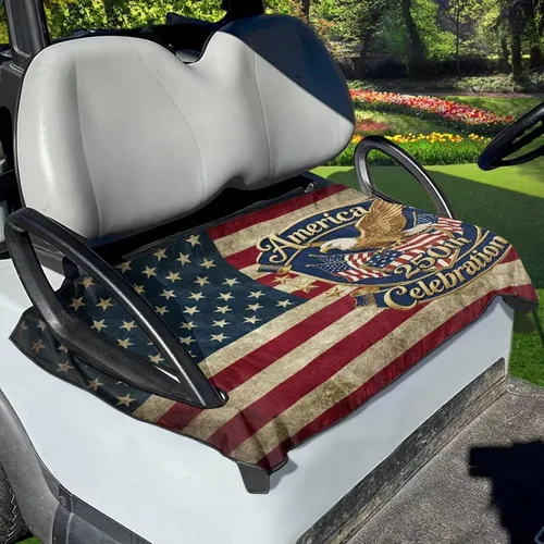 Vista 15 de Fundas de asiento de carrito de golf, mantas para carrito de golf, fundas de asiento de toalla para la mayoría de carritos de golf de 2 asientos