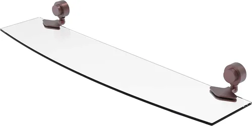 Vista 23 de Allied Brass 433/18 Venus Collection - Estantería de cristal de 18 pulgadas, bronce aceitado Oil Rubbed Bronze
